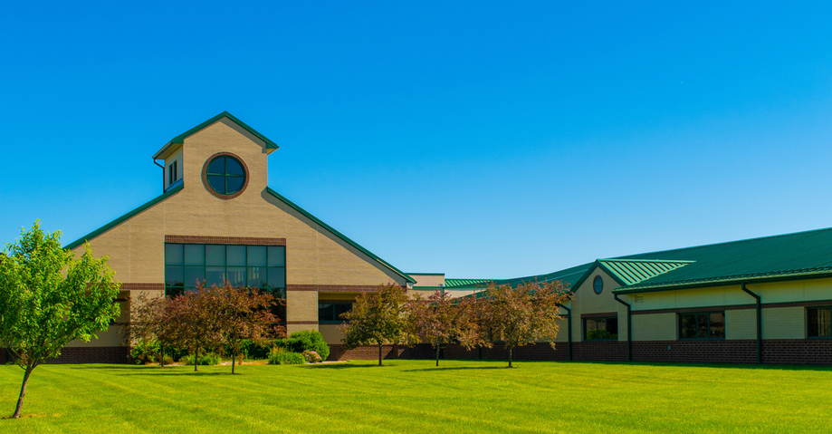 Charlotte Middle School building exterior