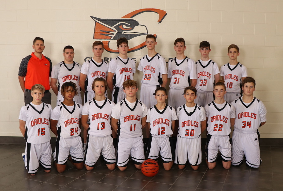 Freshmen Boys Basketball Team Photo