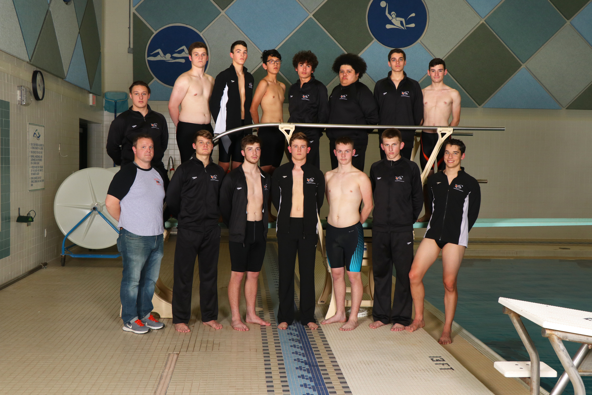 Boys Swimming Team Photo