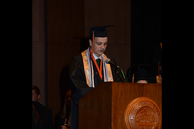Graduation student speaker