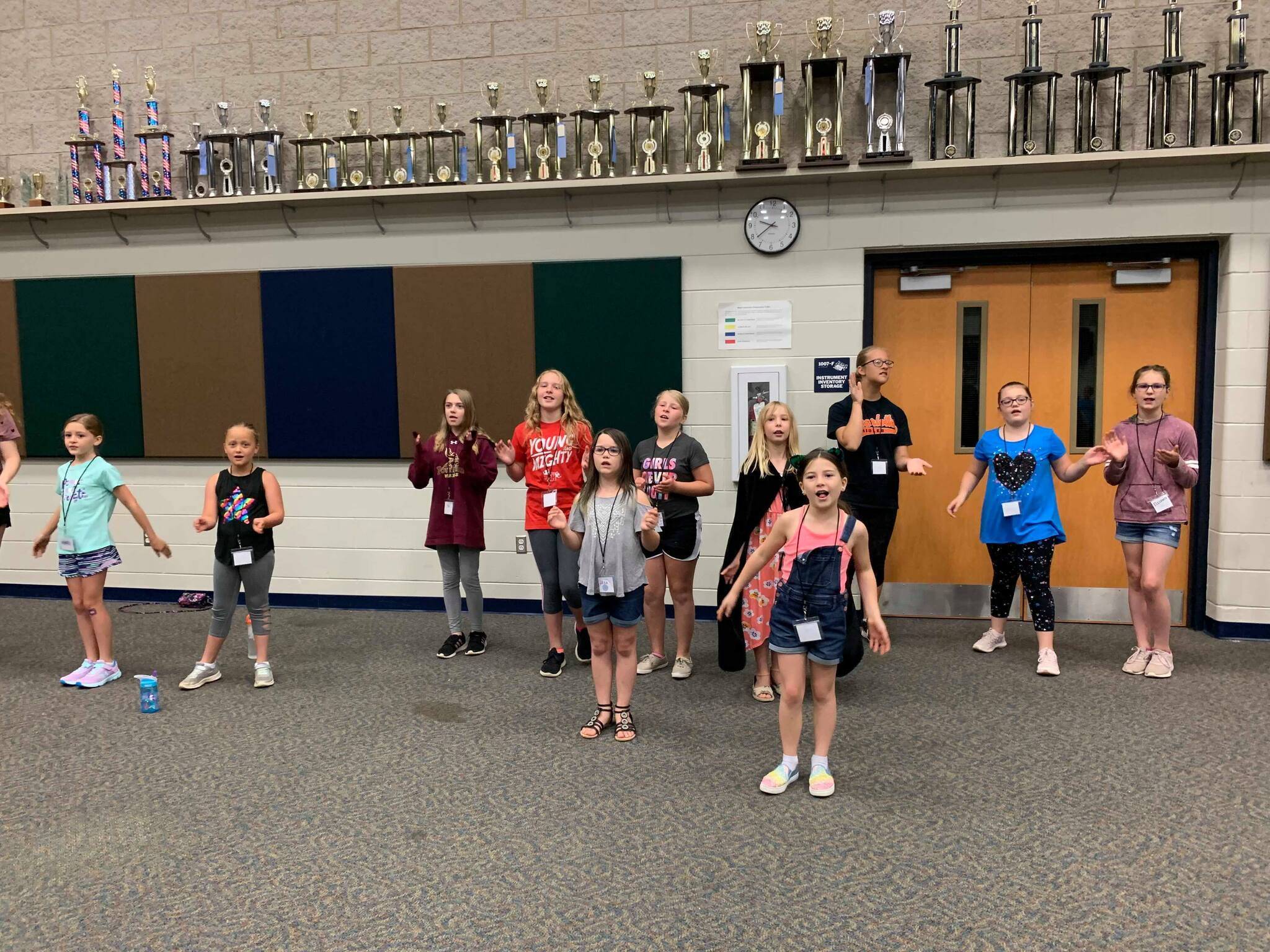 Students performing at CPAC Summer Camp