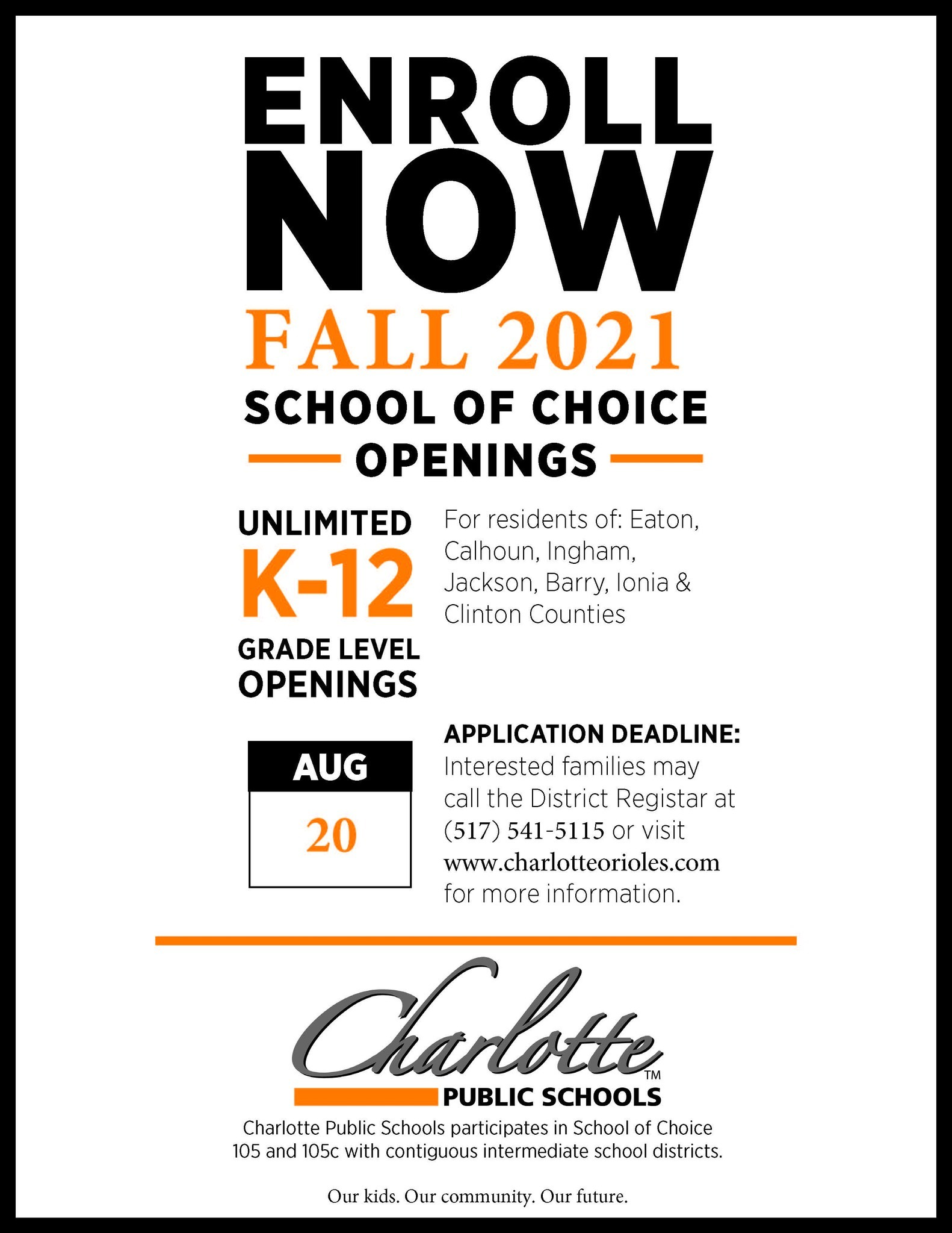 Enrollment Flyer