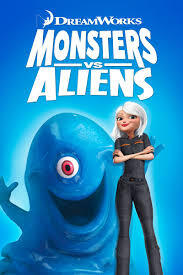 Monsters v. Aliens movie poster